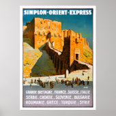 Syria Vintage Travel Poster Restored (Vorne)