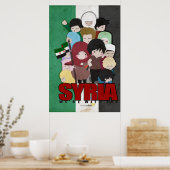 SYRIA - Wir sind bei Ihnen Poster (Küche)