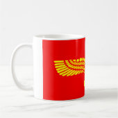 Syriac Aramäisch-Flagge Kaffeetasse (Links)