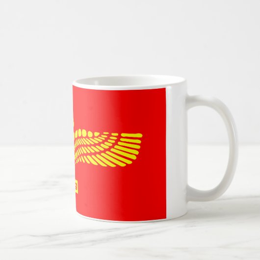 Syriac Aramäisch-Flagge Kaffeetasse (Rechts)