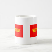 Syriac Aramäisch-Flagge Kaffeetasse (Mittel)