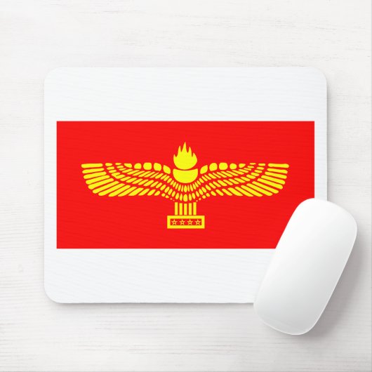Syriac Aramäisch-Flagge Mousepad (Mit Mouse)