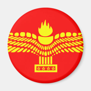 Syriac aramäische Leute, Syrien-Flagge Magnet