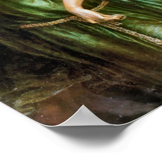 Syrian Astarte 1877 Art Pre-Raphaelite Poster (Ecke)