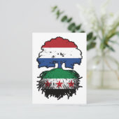 Syrian Dutch Roots and Crown Tree Postkarte (Stehend Vorderseite)