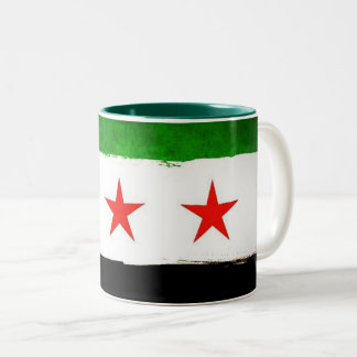 Syrian Flag Ceramic Mug Zweifarbige Tasse