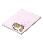 Syrian Hamster-Liebe Notizblock (Rotiert)