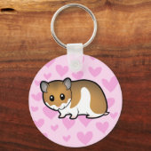 Syrian Hamster-Liebe Schlüsselanhänger (Vorderseite)