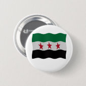 Syrian Republic Flag 1932-59 1961-63 Button (Vorne & Hinten)