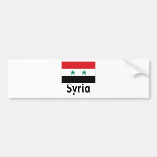Syrien Autoaufkleber (Vorne)