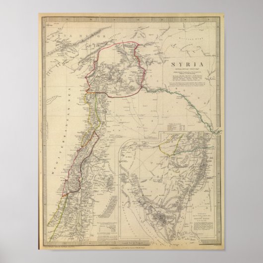 Syrien bis Sinai Poster (Vorne)