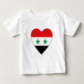 Syrien Flag Herzlicher T - Shirt (Vorderseite)