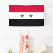 Syrien-Flagge Banner (Insitu)