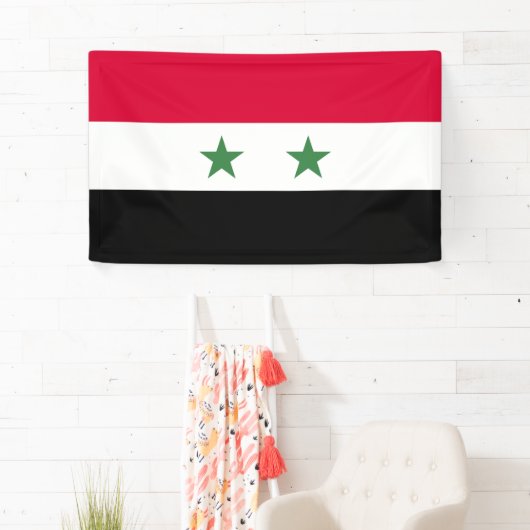 Syrien-Flagge Banner (Insitu)