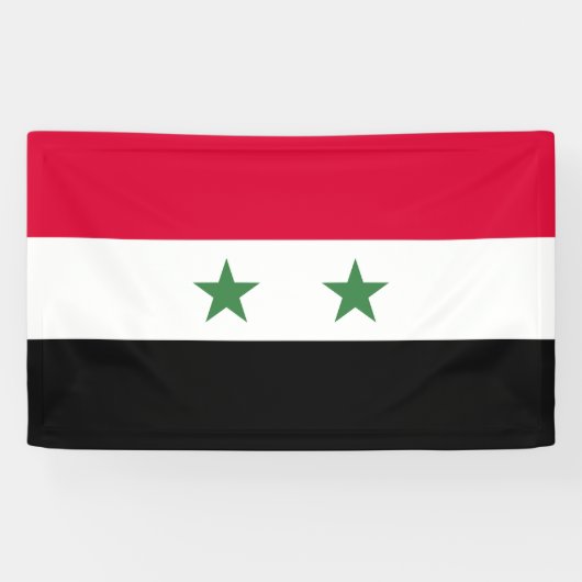 Syrien-Flagge Banner (Horizontal)