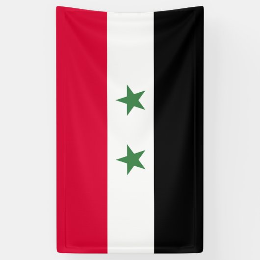 Syrien-Flagge Banner (Vertikal)