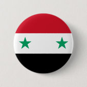 Syrien-Flagge Button (Vorderseite)