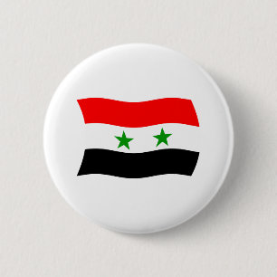 Syrien-Flagge-Button Button