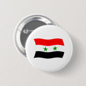 Syrien-Flagge-Button Button (Vorne & Hinten)
