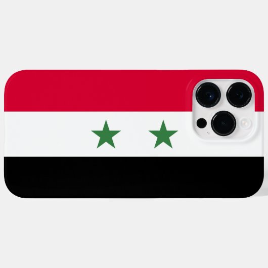 Syrien-Flagge Case-Mate iPhone Hülle (Rückseite (Horizontal))