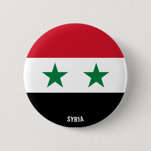 Syrien Flagge Charmant Patriotisch Button