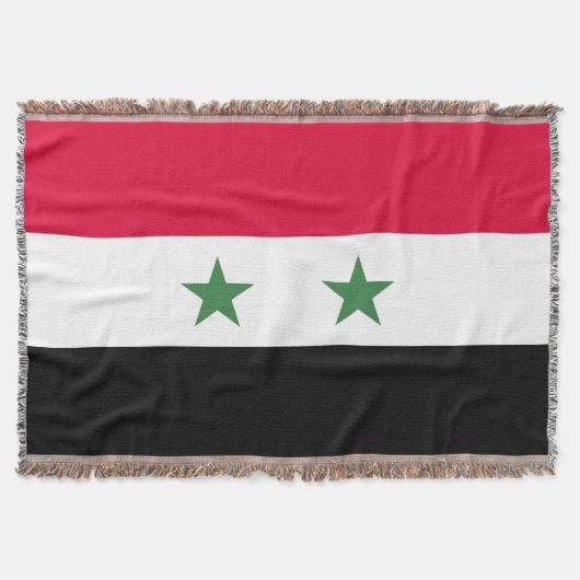 Syrien-Flagge Decke (Vorderseite)