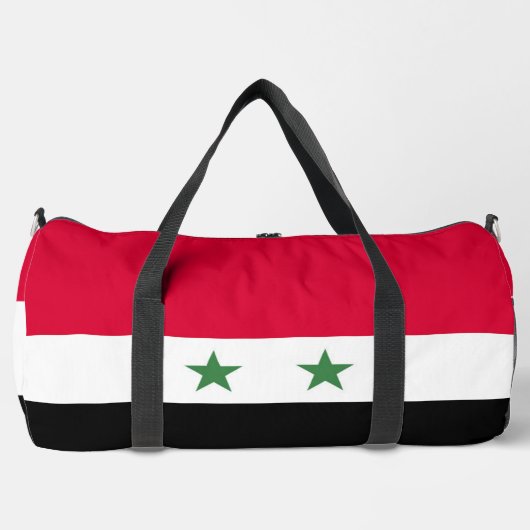 Syrien-Flagge Duffle Bag (Vorderseite)