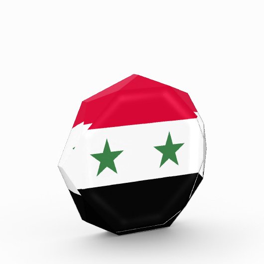Syrien-Flagge Fotoblock (Links)