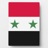 Syrien-Flagge Fotoplatte (Vorderseite)
