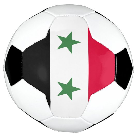 Syrien-Flagge Fußball (Gedreht)