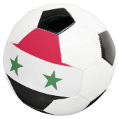 Syrien-Flagge Fußball (Dreiviertel)