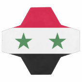 Syrien-Flagge Fußball (Flach)