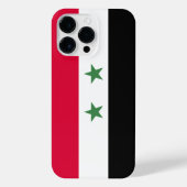 Syrien-Flagge iPhone Hülle (Rückseite)