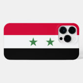 Syrien-Flagge iPhone Hülle (Rückseite (Horizontal))