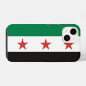 Syrien-Flagge iPhone Hülle (Rückseite (Horizontal))