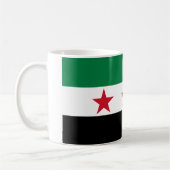 Syrien-Flagge Kaffeetasse (Links)