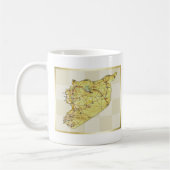 Syrien-Flagge + Karten-Tasse Kaffeetasse (Links)