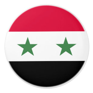 Syrien-Flagge Keramikknauf