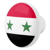 Syrien-Flagge Keramikknauf (Rechts)