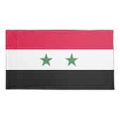 Syrien-Flagge Kissenbezug (Rückseite)