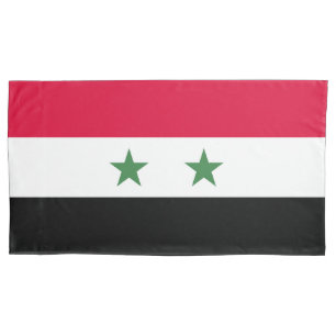 Syrien-Flagge Kissenbezug