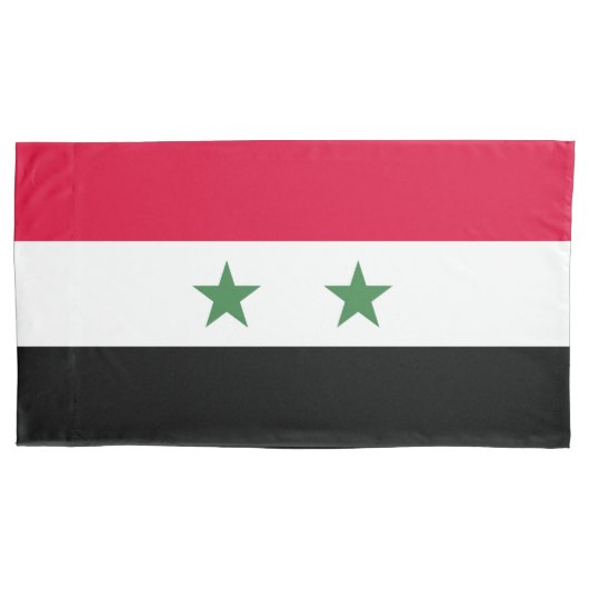 Syrien-Flagge Kissenbezug (Vorderseite)