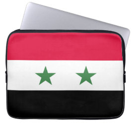 Syrien-Flagge Laptopschutzhülle