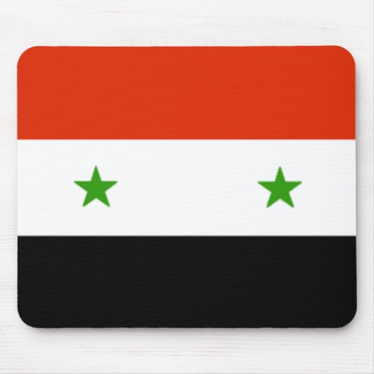 Syrien-Flagge Mousepad (Vorne)