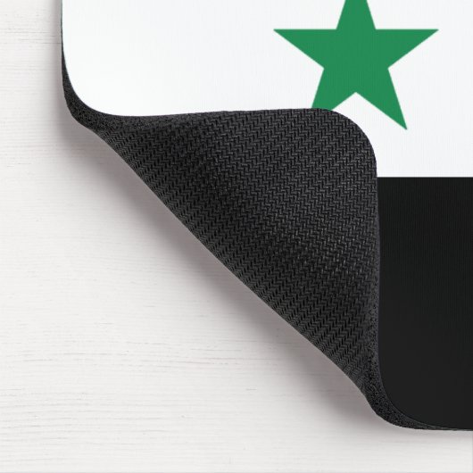 Syrien-Flagge Mousepad (Ecke)