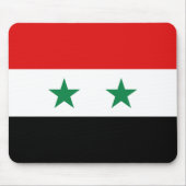 Syrien-Flagge Mousepad (Vorne)