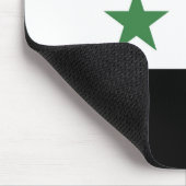 Syrien-Flagge Mousepad (Ecke)