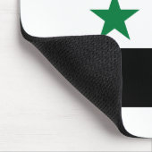 Syrien-Flagge Mousepad (Ecke)
