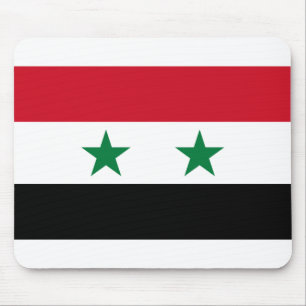 Syrien-Flagge Mousepad