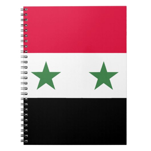 Syrien-Flagge Notizblock (Vorderseite)